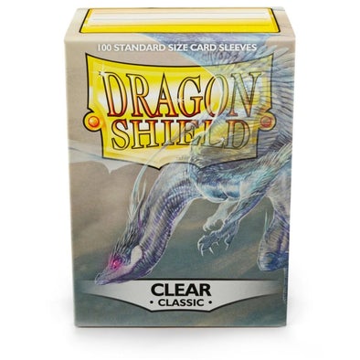 Dragon Shield: Classic Sleeves - Standard Size, Clear 100ct LVLUP GAMES Dragon Shield: Classic Sleeves - Standard Size, Clear 100ct LVLUP GAMES