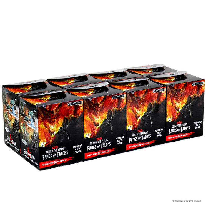 D&D Icons of the Realm: Fangs & Talons Booster Brick (8 Boxes)