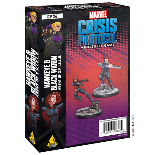 Marvel Crisis Protocol: Hawkeye And Black Widow Character Pack
