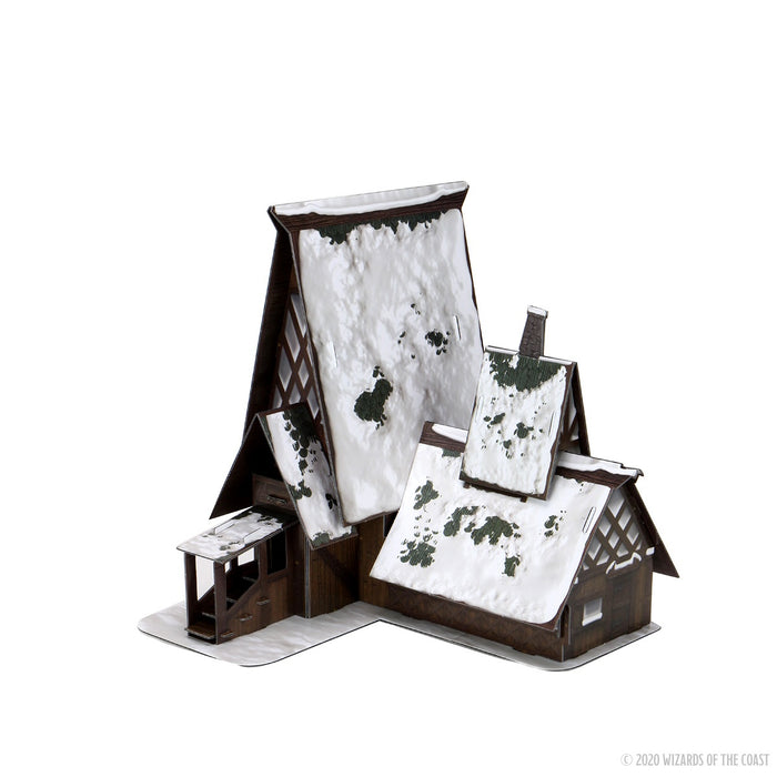 D&D Icons of the Realms: Icewind Dale Rime of the Frostmaiden - The Lodge Papercraft Set