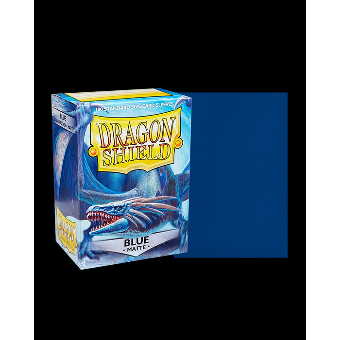 Dragon Shield: Matte Sleeves - Standard Size, Blue 100ct