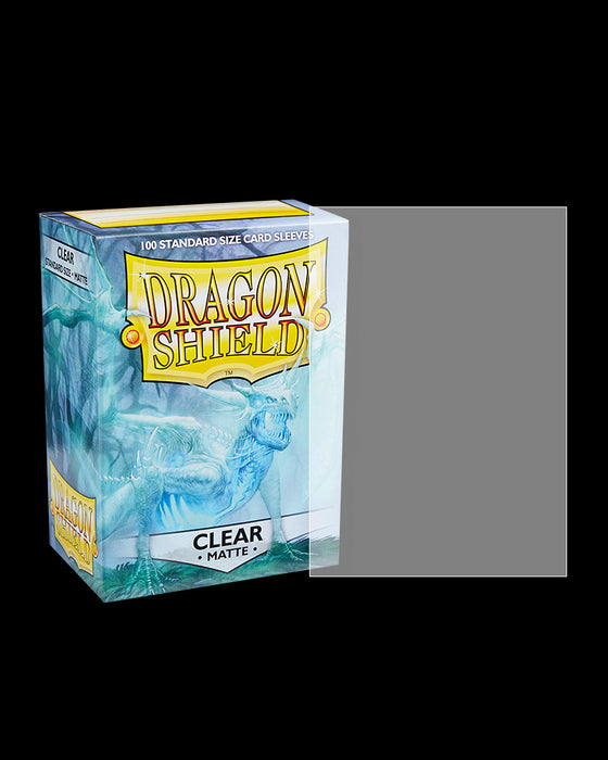 Dragon Shield: Standard Classic Sleeves, Matte Clear 100ct
