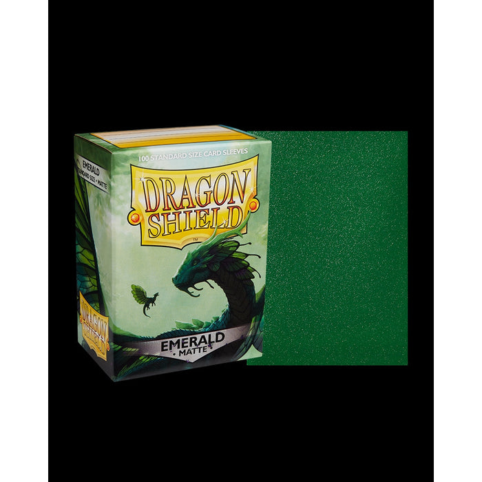 Dragon Shield: Matte Sleeves - Standard Size, Emerald 100ct