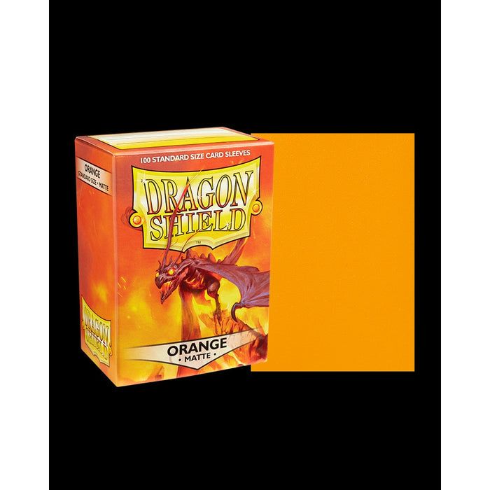 Dragon Shield: Matte Sleeves - Standard Size, Orange 100ct