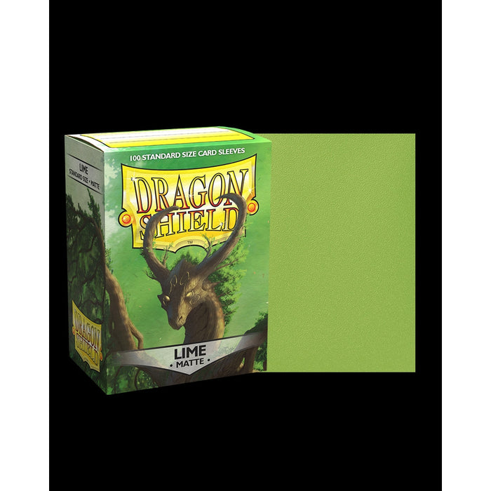 Dragon Shield: Matte Sleeves - Standard Size, Lime 100ct