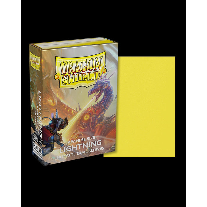Dragon Shield: Card Sleeves - Japanese Size, Lightning Matte Dual 60ct