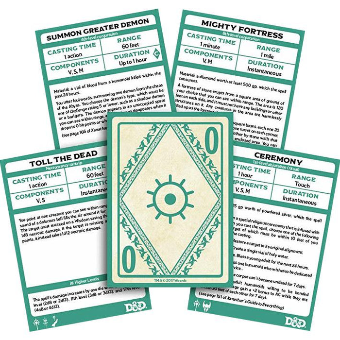 D&D Spellbook Cards-Arcane-LVLUP GAMES