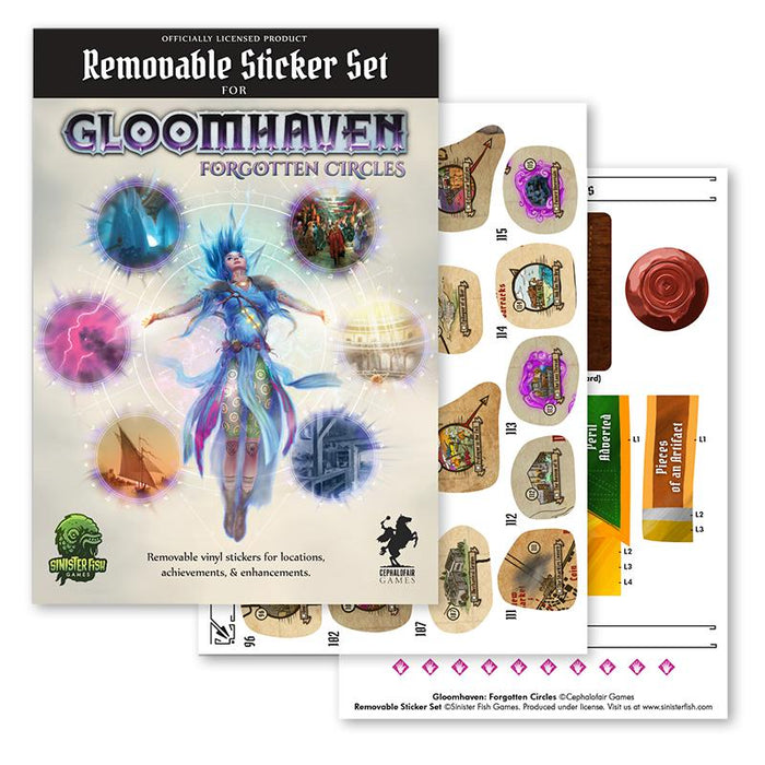 Gloomhaven: Forgotten Circles Removable Sticker Set