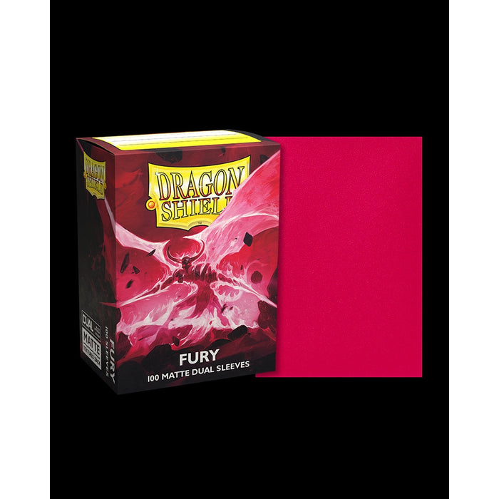 Dragon Shield: Card Sleeves - Standard Size, Fury Matte Dual 100ct