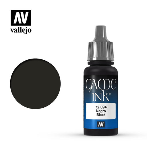 Vallejo: Game Color - Black Ink 17Ml