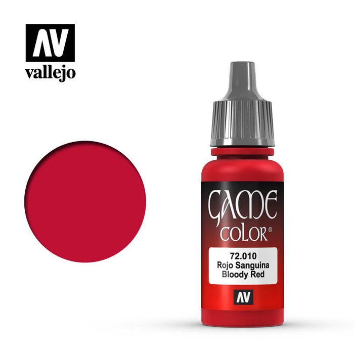 Vallejo: Game Color - Bloody Red, 17Ml