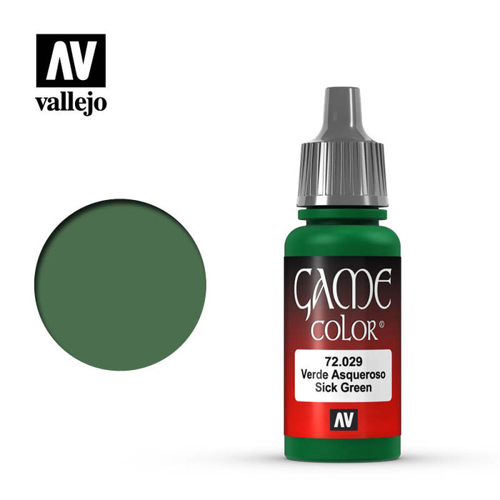 Vallejo: Game Color - Sick Green, 17Ml