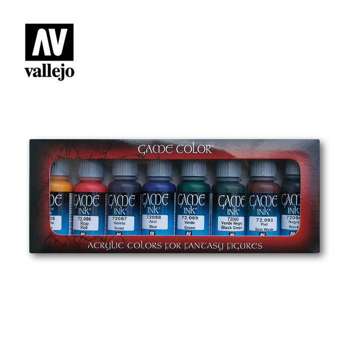 Vallejo: Game Color - Game Inks Set of 8
