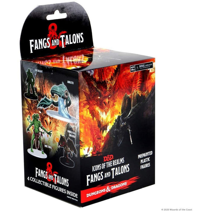 D&D Icons of the Realm: Fangs & Talons Booster Brick (8 Boxes)