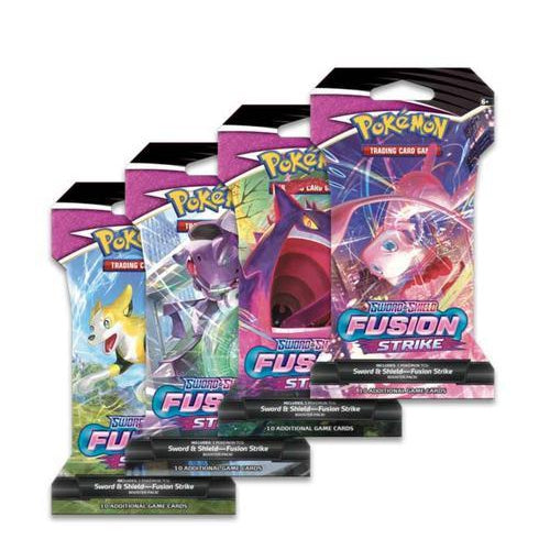 Pokemon TCG: Sword & Shield - Fusion Strike Sleeved Booster Pack LVLUP GAMES Pokemon TCG: Sword & Shield - Fusion Strike Sleeved Booster Pack LVLUP GAMES