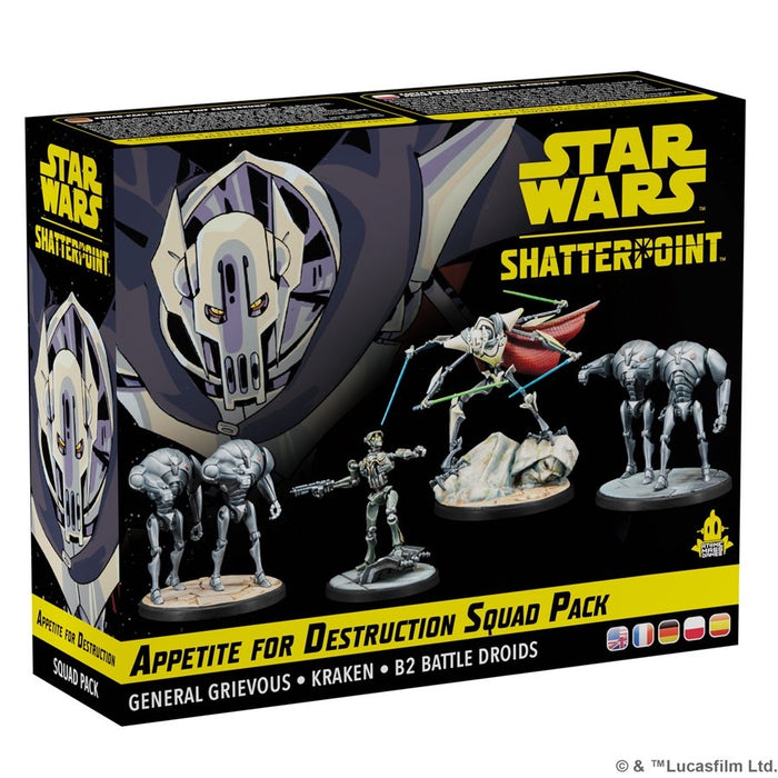 Star Wars Shatterpoint: Appetite for Destruction - General Grievous Squad Pack
