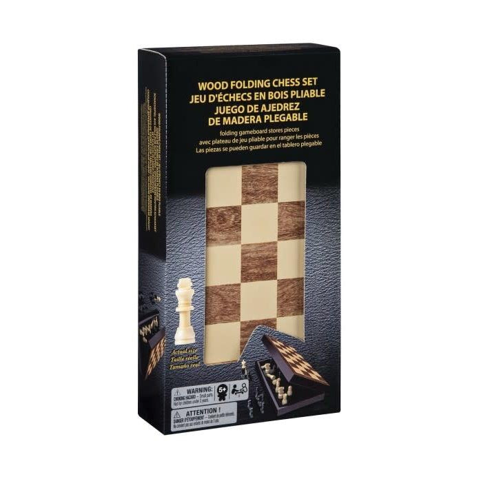 Wood Folding Chess Set