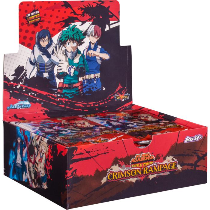 My Hero Academia CCG: Crimson Rampage Booster Box LVLUP GAMES My Hero Academia CCG: Crimson Rampage Booster Box LVLUP GAMES