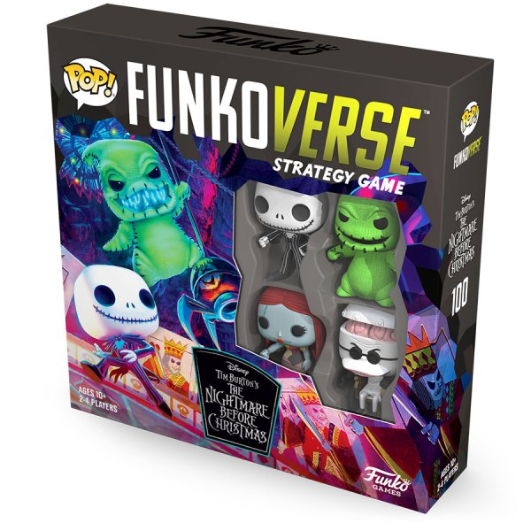 Funkoverse Strategy Game: Nightmare Before Christmas - 4-Pack