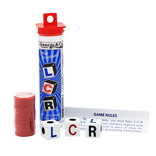 LCR: Left Center Right Dice Game (in tube)