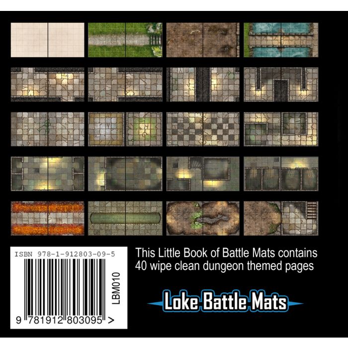 Little Book of Battle Mats: Dungeon Edition-LVLUP GAMES