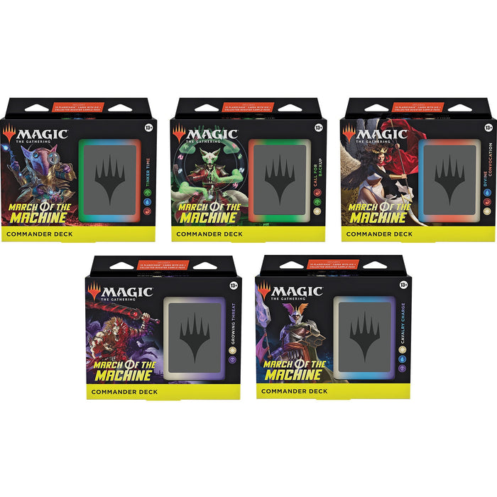 Magic the Gathering: March of the Machine Commander Set of 5