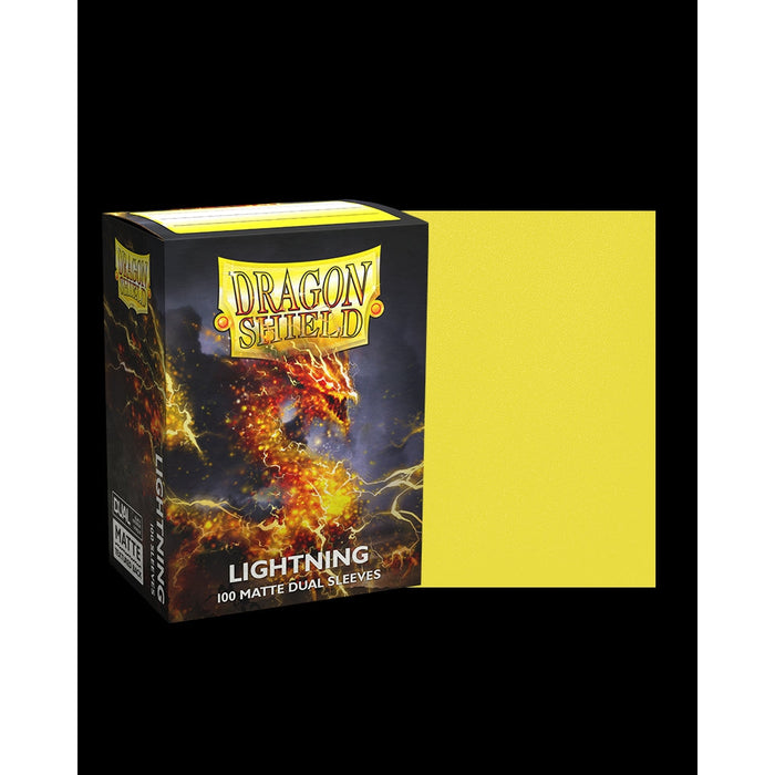Dragon Shield: Card Sleeves - Standard Size, Lightning Matte Dual 100ct