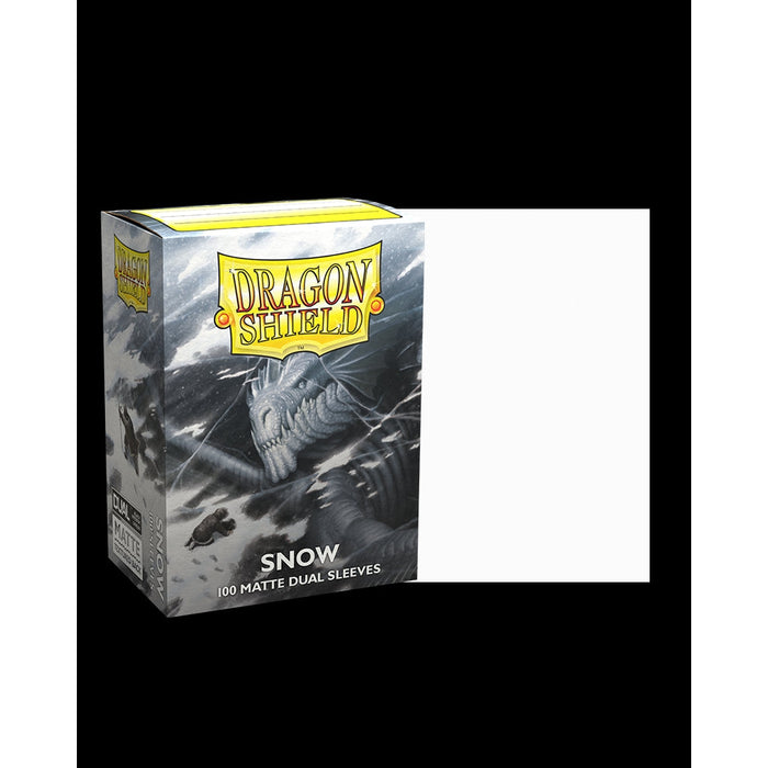 Dragon Shield: Card Sleeves - Standard Size, Snow Matte Dual 100ct