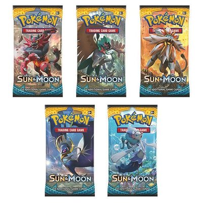Pokemon TCG: Sun & Moon Booster Pack LVLUP GAMES Pokemon TCG: Sun & Moon Booster Pack LVLUP GAMES