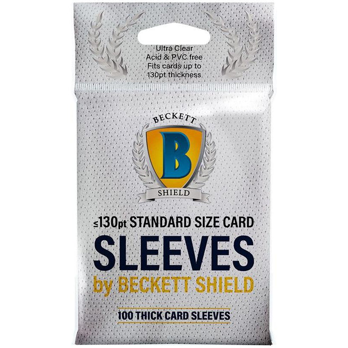 Beckett Shield: Standard Size Collectible Card Sleeves, Thick 100ct
