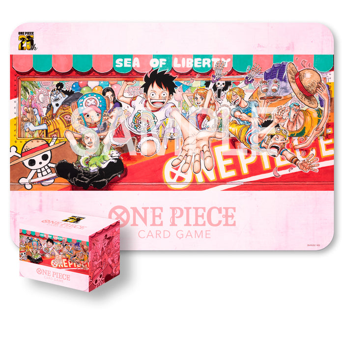 One Piece Card Game: Playmat and Card Case Set - 25th Anniversary Edition
