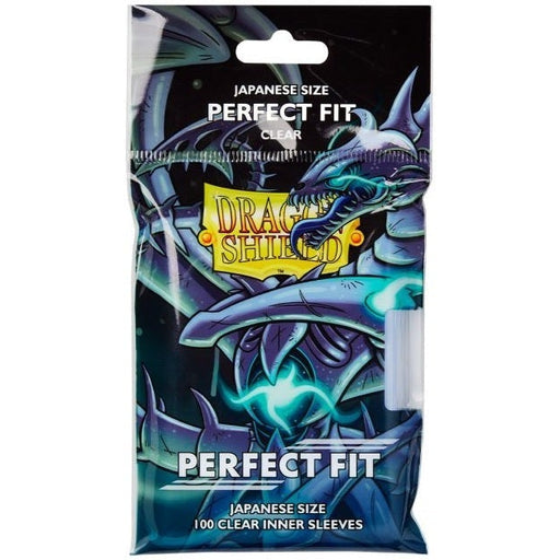Dragon Shield: Perfect Fit Card Sleeves - Japanese Size, Clear