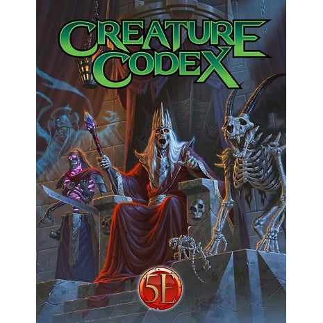 Creature Codex 5E (Hardcover)