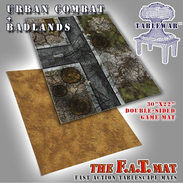 F.A.T. Mats: Combat/Badlands 30"X22" 