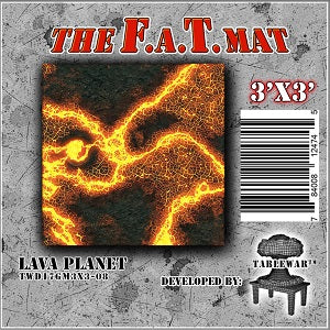 F.A.T. Mats: Lava Planet 3X3 