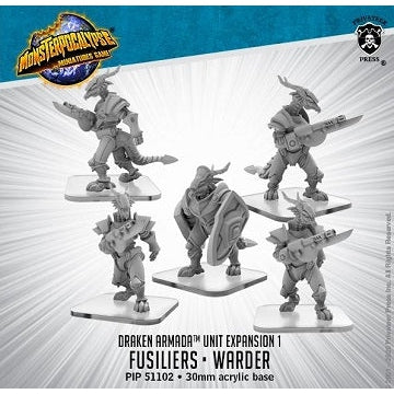 Monsterpocalypse: Fusiliers / Elite Fusilier / Warder