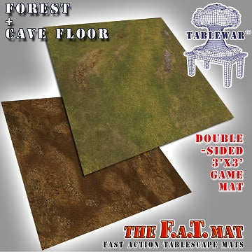 F.A.T. Mats: Forest/Cave Floor 3X3 