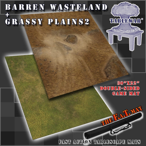 F.A.T. Mats: Barren Wasteland/Grassy 2 30"X22" 