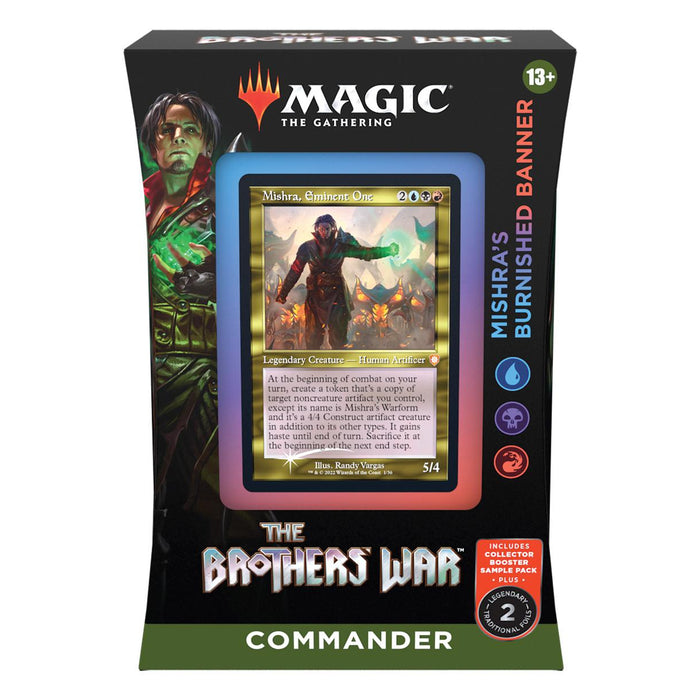 Magic The Gathering: The Brothers' War Commander - Mishra's Burnished Banner