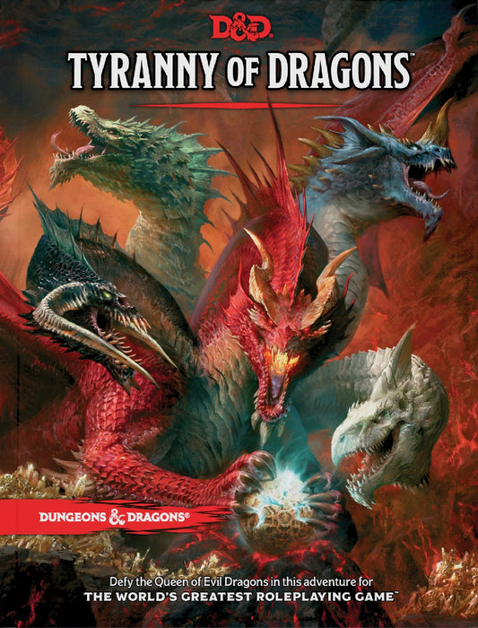 D&D (5th Edition) Tyranny of Dragons Hardcover RPG Book