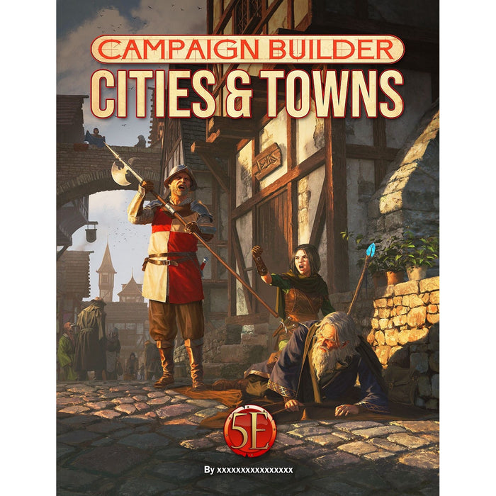 Campaign Builder: Cities & Towns 5E (Hardcover)
