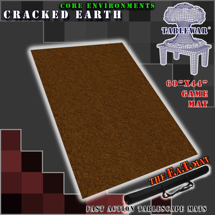 F.A.T. Mats: Core Envrnmnt Cracked Earth 60"X44"