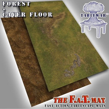 F.A.T. Mats: Forest/Cave Floor 6X3 