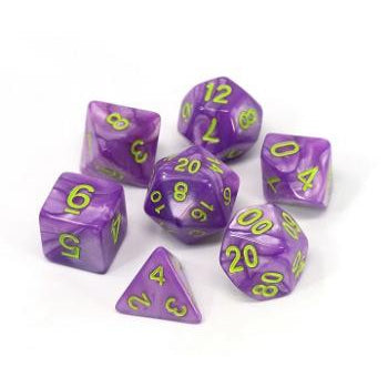 Die Hard Dice:  RPG Set - Purple Trickster