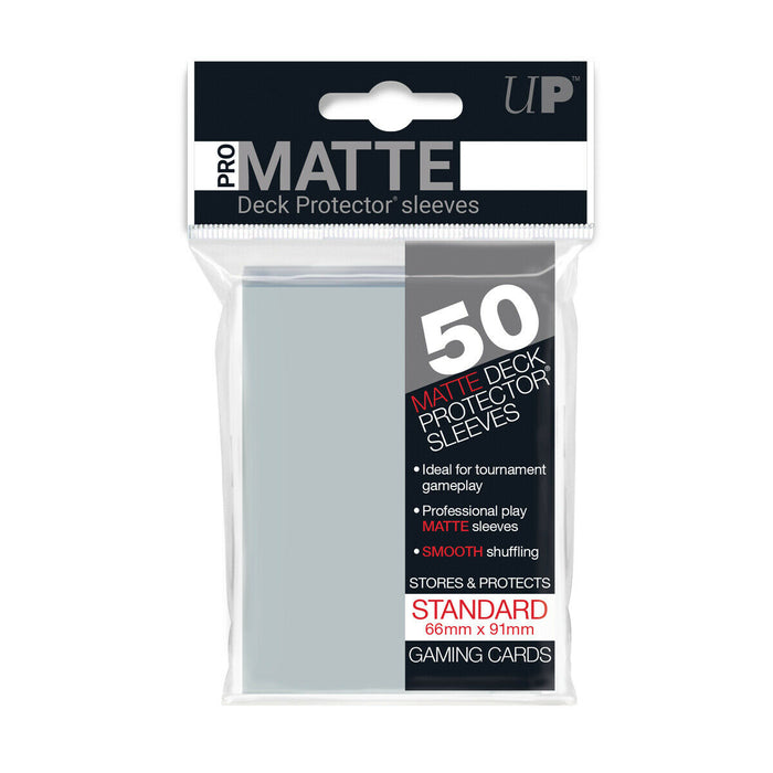 Ultra Pro: Pro-Matte Standard 66mm x 91mm Card Sleeves, 50ct Clear
