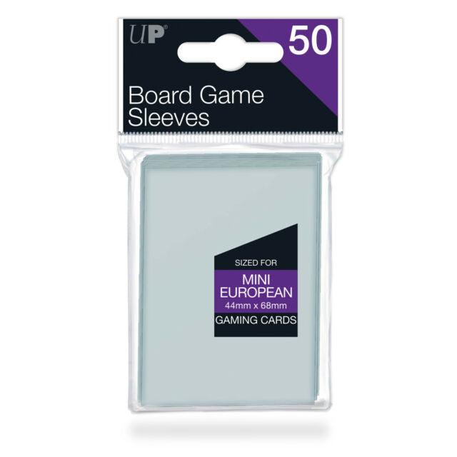 Ultra Pro: Mini European 44mm x 68mm Sleeves, 50ct Clear-LVLUP GAMES