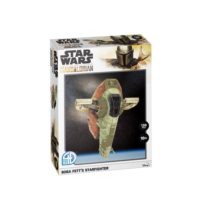 3D Puzzle: Star Wars The Mandalorian - Boba Fett's Starfighter Paper Model Kit