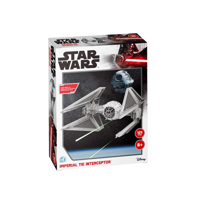 3D Puzzle: Star Wars TIE/IN Interceptor Fighter Paper Model Kit