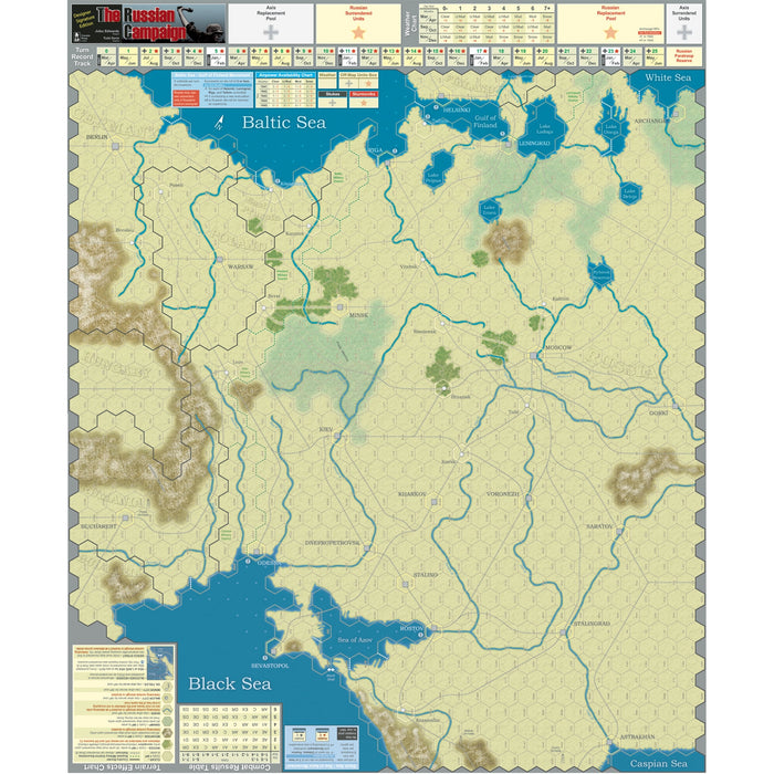 The Russian Campaign - Deluxe 5th Edition Mounted Mapboards