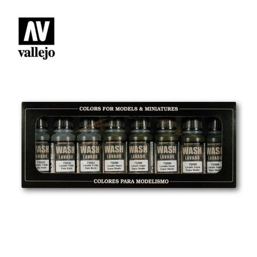 Vallejo: Game Color - Washes, Set Of 8